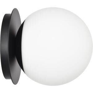 Wall Sconces, 1 Light Modern Globe Sconce in Matte Black WM0020-1-MB